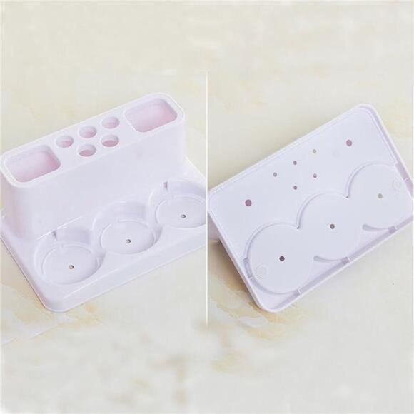 Eslite Toothbrush Toothpaste Holder Stand for Bathroom Storage Organizer - Picture 6 of 7